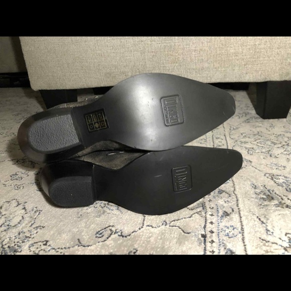 Dingo Flirty N' Fun Embroidered Cowboy Boots Mid Calf Mid Heel - Picture 7 of 10